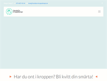 Tablet Screenshot of handson-kroppsterapi.se
